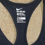 Nike  Women Black Active T-Shirt Tank Top Black White Check 🔥 Photo 2