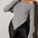 SheIn Asymmetrical Hem Off The Shoulder Top Photo 0