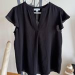 Calvin Klein  Women’s Short Sleeve Blouse Black Size S Photo 0
