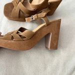 Splendid Brown Piper Suede Platform Sandals in Cinnamon Size 9.5 Photo 2