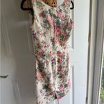 Vintage Jigsaw Tapestry Dress White Size 0 Photo 4