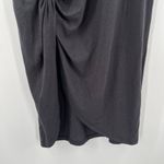 Z Supply NEW Skirt Size Small NWOT Sabina Charcoal Gray Twist Knot Cotton Blend Photo 6
