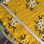 KINDRED LINEN EMBROIDERED TOP Sz: L Gold Size L Photo 5