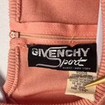 Givenchy Vintage Women's 36 Sleeveless Square Neck Tank Top Ribbed Summer Peach Photo 5