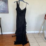 House Of CB  'Malila'‎ Black Ruffle Sheer Maxi Dress NW S Photo 3