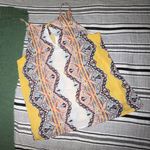 Verse Tank‎ Top Multicolor Paisley Sleeveless Casual Blouse Yellow Photo 3