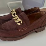 Anne Klein NWT Chunky Brown Suede Loafers Photo 1