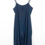 Hatch Blue Oversized Tapered Sleeveless Jumpsuit Small Maternity Lightweight Photo 8