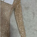 Oh Polly Gold  Mini Dress size 6 Photo 2