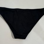 Shade & Shore Black Bikini Bottoms Women’s Size X-Large Braided Side Detail Photo 2
