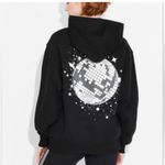 Target NWT Disco Black Hoodie Large Photo 1