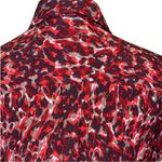 Equipment NWT  Femme Red Leopard Viscose Button Down Blouse Top Shirt Size Small Photo 7