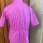 Zero Restriction Womens Small Purple Short Sleeve Golf Windbreaker Full Zip Prep Photo 4