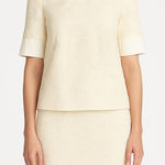 Tory Burch Aurelia Lace Top & Debra Skirt Set Cream Ivory Size 0 Matching Outfit Photo 0