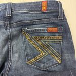 7 For All Mankind  Embellished Bootcut‎ Jeans Dark Wash Denim Womens Size 26 Photo 4