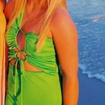 Revolve Green MIDI Dress Photo 1