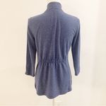 Talbots T by Petite Blue Pockets Open Cardigan Size SP Photo 9