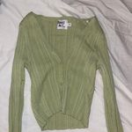 Princess Polly Mariah Cropped Cardigan Green Photo 2