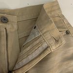 American Eagle  Light Tan Distressed Highest Rise Mom Jean Shorts Size 0 Photo 2
