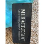 MiracleSuit  Blue/Black Vneck Slimming 1pc Swimsuit Bathing Suit 8 NEW NWT READ‎ Photo 13