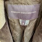 French Connection Classic Gray Tweed Trench Coat Photo 7