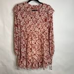 Free People Red These Dreams Babydoll Dress Sz Medium Photo 2