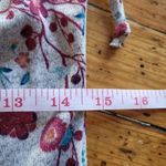 Disney  Princess Ruched Flutter Sleeve Floral Print Dress Gray Size Large Photo 11