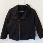 Hurley Black Moto  Asymmetrical Zip Up Jacket Coat Photo 0