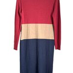 J. Peterman ColorBlock Wool Blend Sweater Dress size XS Photo 2