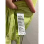 Good American  90s Good Touch One Shoulder Bodysuit Size 2 in a Key Lime Color Photo 6