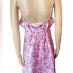 Adonna Vintage Y2K Pink Boho Damask Barbie Floral Lingerie Slip Dress Robe Set Photo 4