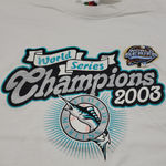 Fruit of the Loom Vintage Shirt Size Small Florida Marlins 2003 World Series Champions Unisex T-shirt Photo 3