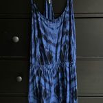EXPRESS Blue tie-dye mini dress Photo 0