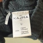 LE KASHA Monaco Cashmere Cropped Ribbed Button Cardigan Green One Size Size undefined Photo 5