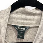 Roots Canada Light Grey Cowl Neck Long Sleeve Top Size Large Photo 3