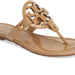 Tory Burch  miller patent leather nude sandals size 8.5 Photo 1