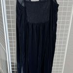 Old Navy Velvet Dress With Elastic Back And Slit Photo 0