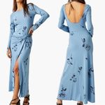 Free People  Blue Love & Be Loved Midi Dress S Photo 1
