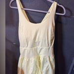 Avia  Vibrant Lime Green Active Romper With Pocket NWOT Photo 0