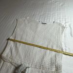 Theory Dress Afala White Eyelet Embroidered Cotton Size 4 Belted A-Line MIDI Photo 6