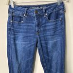 American Eagle  Blue Distressed Tomgirl Jeans Women's 2 Regular Photo 1