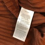 Madewell Womens Ribbed Cutaway Crewneck Tank Stained Mahogany Brown S Photo 4
