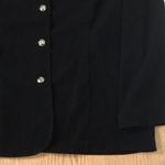 Womens Vintage Dress Shirt or Light Blazer Tailor Made Black Size Medium Photo 2