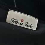 Vintage 80s 90s Black Velvet Gothic Ruched Going Out Top XS Whimsigoth Punk Goth Photo 6