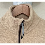 Kari Traa Rothe Fleece Jacket Womens Size XS Printed Oat Full Zip Midlayer Thick Tan Photo 1