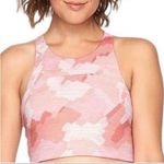 Outdoor Voices  Techsweat Camo Coral Longline Sports Bra Size Small Photo 0