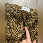 Current/Elliott Current Elliott High Waist Stiletto Leopard Print Jeans Size 28 Photo 4