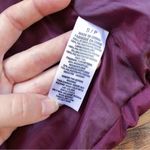 Prince & Fox • puffer vest faux fur trim hood burgundy maroon quilted Red Photo 5