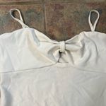 EXPRESS women’s cream cut-out body suit Photo 1