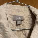 J. Jill Woman's Beige Cotton Blend Quilted Woman’s Jacket Size XS Photo 3